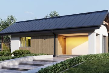  Projekt domu uA315v1 (WCB1414) - projekt domu parterowego - Zdjęcie 3