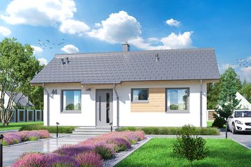  Projekt domu Tania (WOE1177) - projekt domu parterowego - Zdjęcie 2