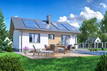  Projekt domu Tania (WOE1177) - projekt domu parterowego - Zdjęcie 4