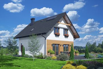  Projekt domu Jarkowo aa 70 (KRP2639) - projekt domu parterowego z poddaszem - Zdjęcie 2