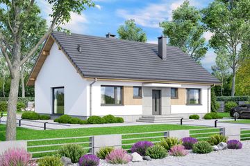  Projekt domu Mokka 16 (WOF1179) - projekt domu parterowego - Zdjęcie 2