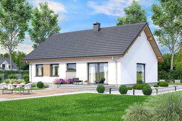  Projekt domu Mokka 16 (WOF1179) - projekt domu parterowego - Zdjęcie 3