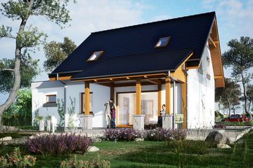  Projekt domu Daktyl z garażem 1-st. [A] (WRF2362) - projekt domu parterowego z poddaszem - Zdjęcie 5