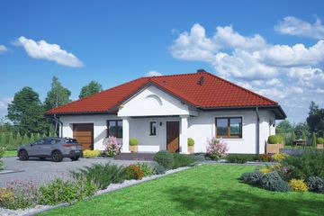  Projekt domu Mrozowo (KRP2636) - projekt domu parterowego - Zdjęcie 1