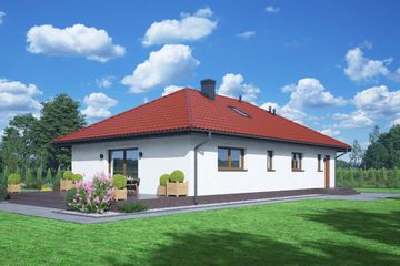  Projekt domu Mrozowo (KRP2636) - projekt domu parterowego - Zdjęcie 2