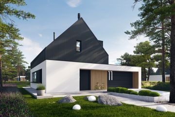  Projekt domu D21-11A G2 (WSA1000) - projekt domu parterowego z poddaszem - Zdjęcie 6