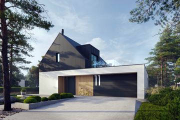  Projekt domu D21-11A G2 (WSA1000) - projekt domu parterowego z poddaszem - Zdjęcie 4