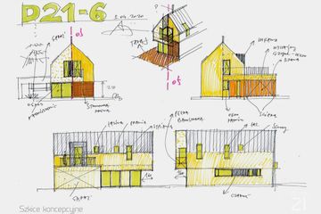  Projekt domu D21-X6 G1 (WSA1001) - projekt domu parterowego z poddaszem - Zdjęcie 6