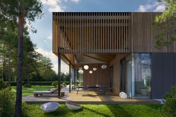 Projekt domu D21-18A G2 - parterowy dom o powierzchni 185,35 m², dach płaski - ujęcie 4