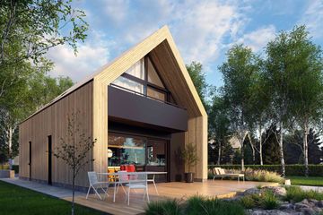  Projekt domu D21-13 (WSA1003) - projekt domu parterowego z poddaszem - Zdjęcie 3