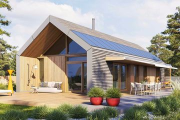  Projekt domu D21-3B (WSA1005) - projekt domu parterowego - Zdjęcie 1