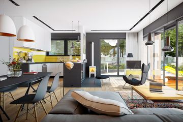  Projekt domu D21-1B (WSA1010) - projekt domu parterowego z poddaszem - Zdjęcie 14