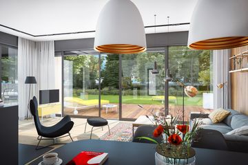  Projekt domu D21-1B (WSA1010) - projekt domu parterowego z poddaszem - Zdjęcie 15