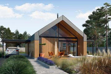  Projekt domu D21-2B (WSA1011) - projekt domu parterowego - Zdjęcie 3