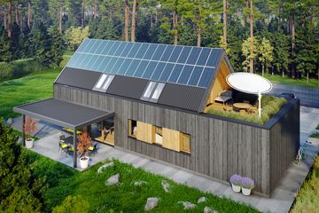  Projekt domu D21-X13 G2 (WSA1012) - projekt domu parterowego z poddaszem - Zdjęcie 5