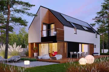  Projekt domu D21-4 (WSA1013) - projekt domu parterowego z poddaszem - Zdjęcie 4