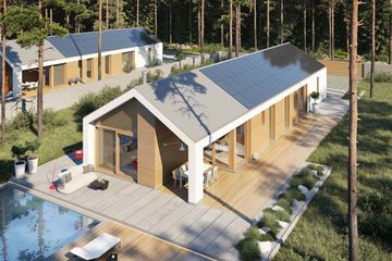  Projekt domu D21-9B G2 (WSA1014) - projekt domu parterowego - Zdjęcie 4