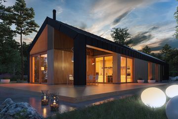  Projekt domu D21-9A G2 (WSA1015) - projekt domu parterowego - Zdjęcie 2