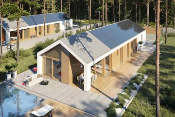  Projekt domu D21-9BII G2 (WSA1016) - projekt domu parterowego - Zdjęcie 3