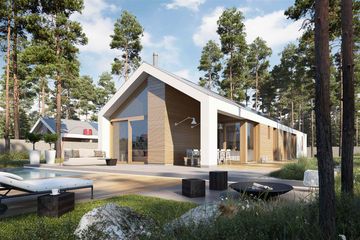  Projekt domu D21-9BII G2 (WSA1016) - projekt domu parterowego - Zdjęcie 4