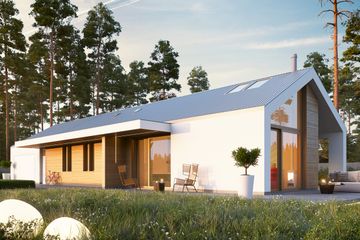  Projekt domu D21-9BII G2 (WSA1016) - projekt domu parterowego - Zdjęcie 1