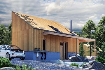  Projekt domu letniskowego D21-23B2 (WSA1020) - projekt domu parterowego - Zdjęcie 2
