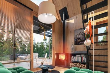  Projekt domu letniskowego D21-23A (WSA1021) - projekt domu letniskowego parterowego - Zdjęcie 6