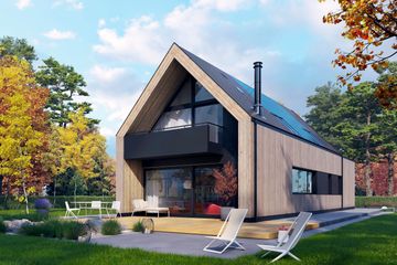  Projekt domu D21-13 G2 (WSA1026) - projekt domu parterowego z poddaszem - Zdjęcie 6