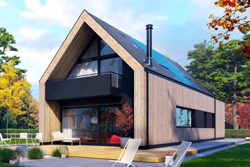  Projekt domu D21-13 G2 (WSA1026) - projekt domu parterowego z poddaszem - Zdjęcie 1