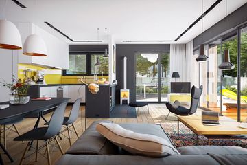  Projekt domu D21-1C (WSA1028) - projekt domu parterowego z poddaszem - Zdjęcie 5