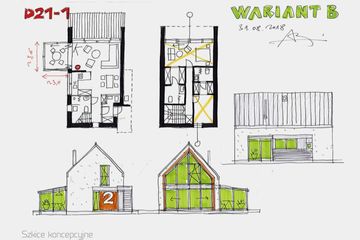  Projekt domu D21-1C (WSA1028) - projekt domu parterowego z poddaszem - Zdjęcie 11