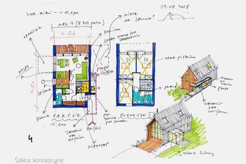  Projekt domu D21-1C (WSA1028) - projekt domu parterowego z poddaszem - Zdjęcie 12