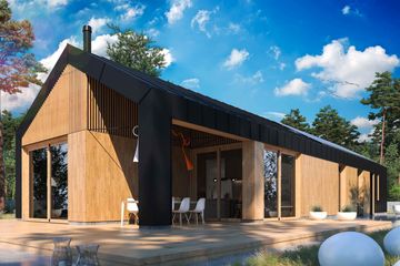  Projekt domu D21-9AII G1 (WSA1029) - projekt domu parterowego - Zdjęcie 1