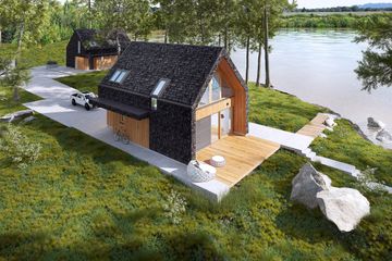  Projekt domu D21-1D (WSA1019) - projekt domu parterowego z poddaszem - Zdjęcie 2