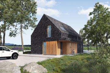  Projekt domu D21-1D (WSA1019) - projekt domu parterowego z poddaszem - Zdjęcie 4