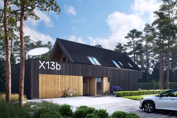  Projekt domu D21-X13B G1 (WSA1018) - projekt domu parterowego z poddaszem - Zdjęcie 3