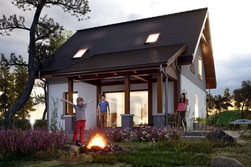  Projekt domu Daktyl bez garażu [B] (WRF2358) - projekt domu parterowego z poddaszem - Zdjęcie 4