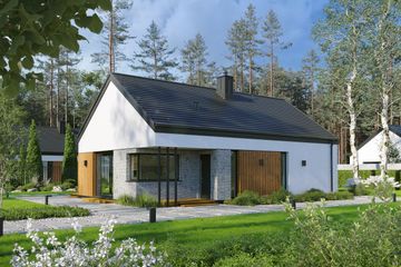  Projekt domu EG-95 (WWB1123) - projekt domu parterowego - Zdjęcie 3