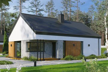  Projekt domu EG-95 (WWB1123) - projekt domu parterowego - Zdjęcie 1