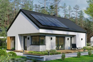  Projekt domu EG-96 (WWB1124) - projekt domu parterowego - Zdjęcie 1