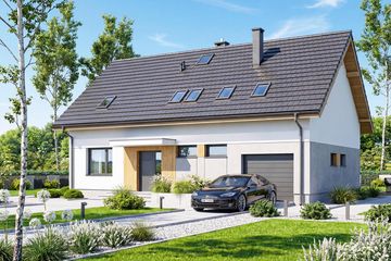  Projekt domu Tamarillo 7 (WOF1181) - projekt domu parterowego z poddaszem - Zdjęcie 2