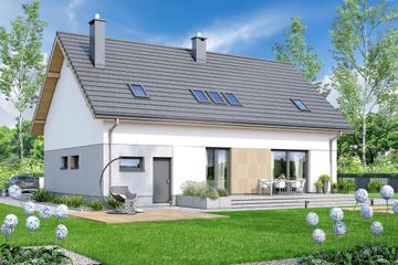  Projekt domu Tamarillo 7 (WOF1181) - projekt domu parterowego z poddaszem - Zdjęcie 4