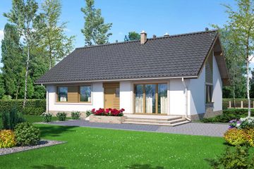  Projekt domu Mokka - teriva (WOF1182) - projekt domu parterowego - Zdjęcie 6