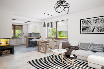  Projekt domu Mokka - teriva (WOF1182) - projekt domu parterowego - Zdjęcie 8