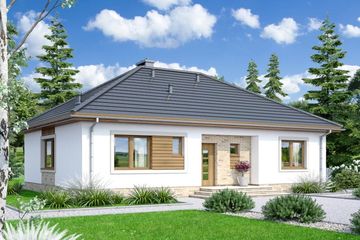  Projekt domu Mokka 4s (WOF1183) - projekt domu parterowego - Zdjęcie 1