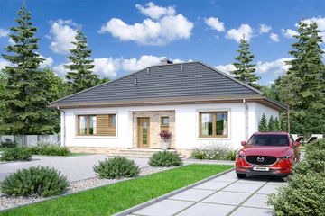  Projekt domu Mokka 4s (WOF1183) - projekt domu parterowego - Zdjęcie 2