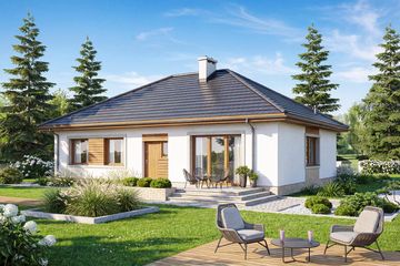  Projekt domu Mokka 4s (WOF1183) - projekt domu parterowego - Zdjęcie 3