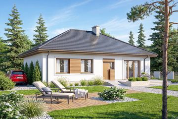  Projekt domu Mokka 4s (WOF1183) - projekt domu parterowego - Zdjęcie 4