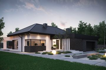  Projekt domu NewHouse 725 (KRZ1058) - projekt domu parterowego - Zdjęcie 25