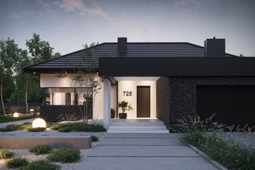  Projekt domu NewHouse 725 (KRZ1058) - projekt domu parterowego - Zdjęcie 3